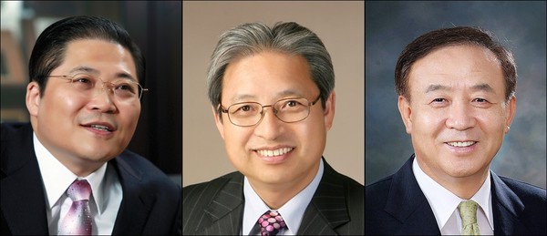 소강석, 이 철, 장종현 한교총공동대표회장