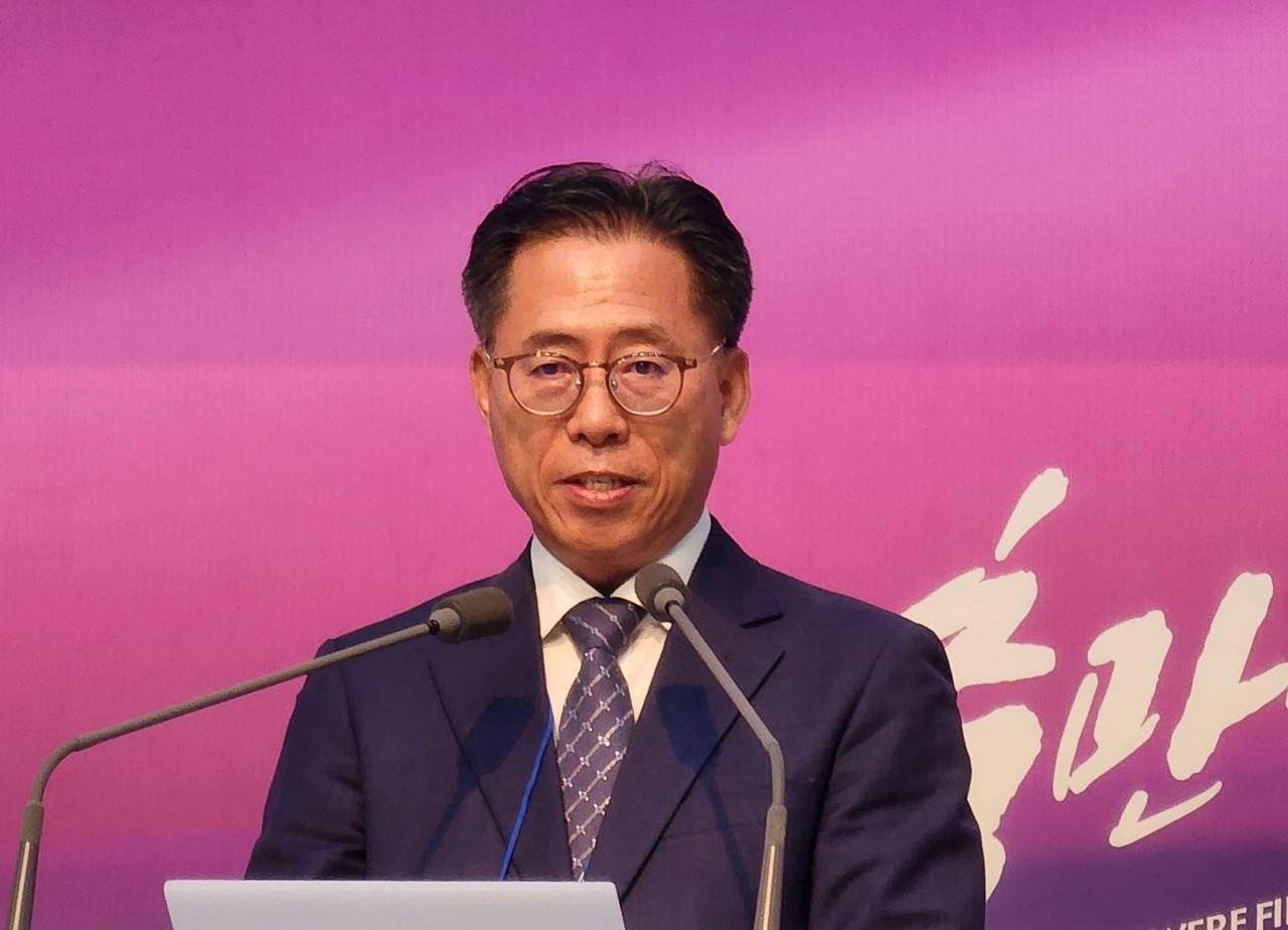  사회보는 강전우 목사, 경북교직자협 명예회장