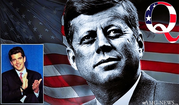  왼쪽은 존 F.케네디의 아들 존 F. 케네디 주니어