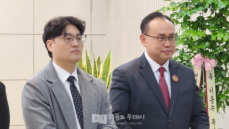 이용수 목사 동생 이견수 목사(중심교회, 한동노회). 이천은광교회 김상기 목사의 복신이다. 내년에 있을 부총선거에서 활약이 기대된다.  